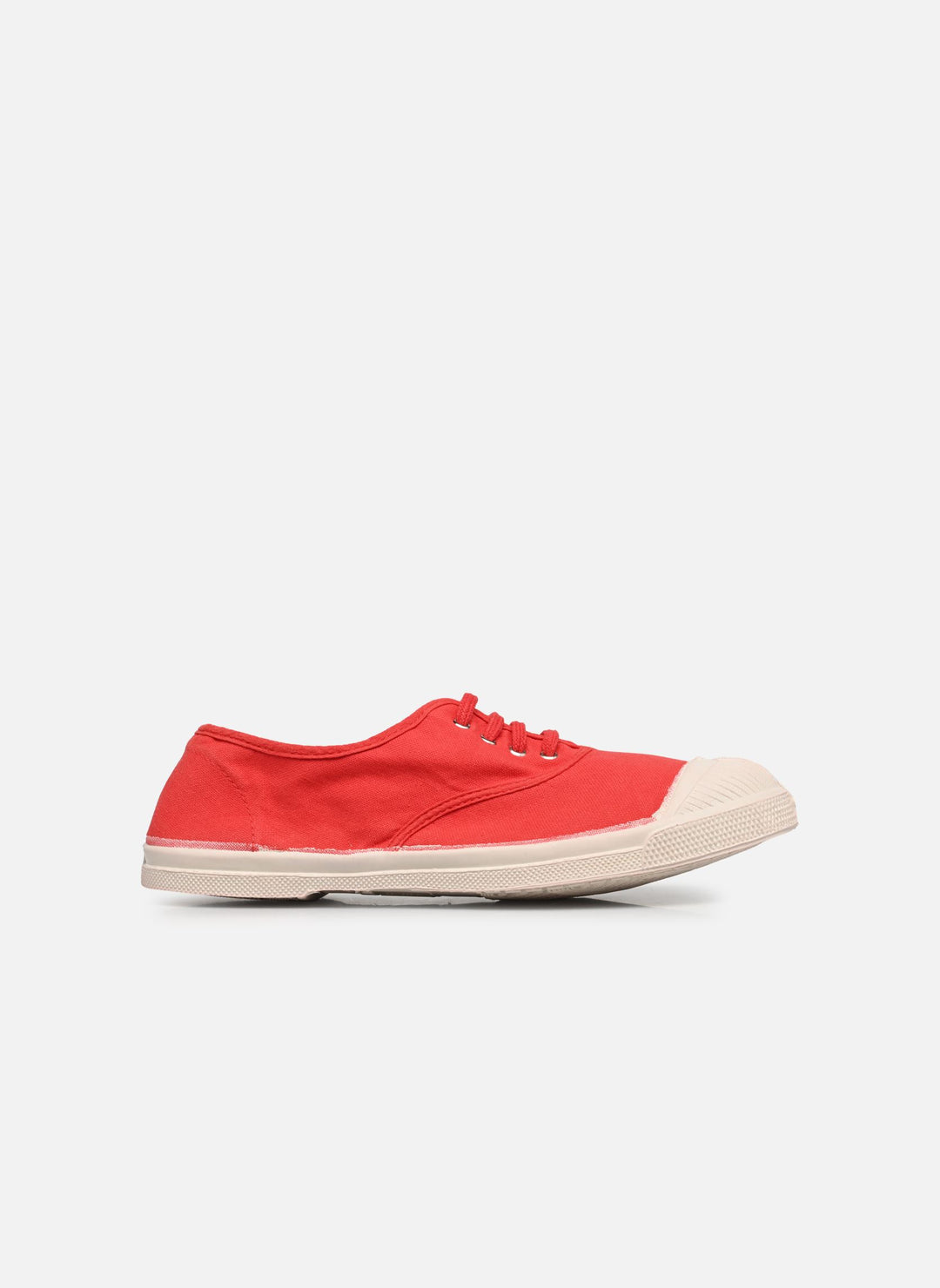 Tennis Lacets Femme Rouge