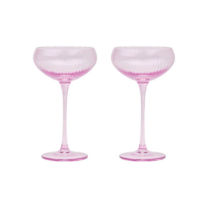 The Lou Coupe Glass - Set Of 2 Lilac