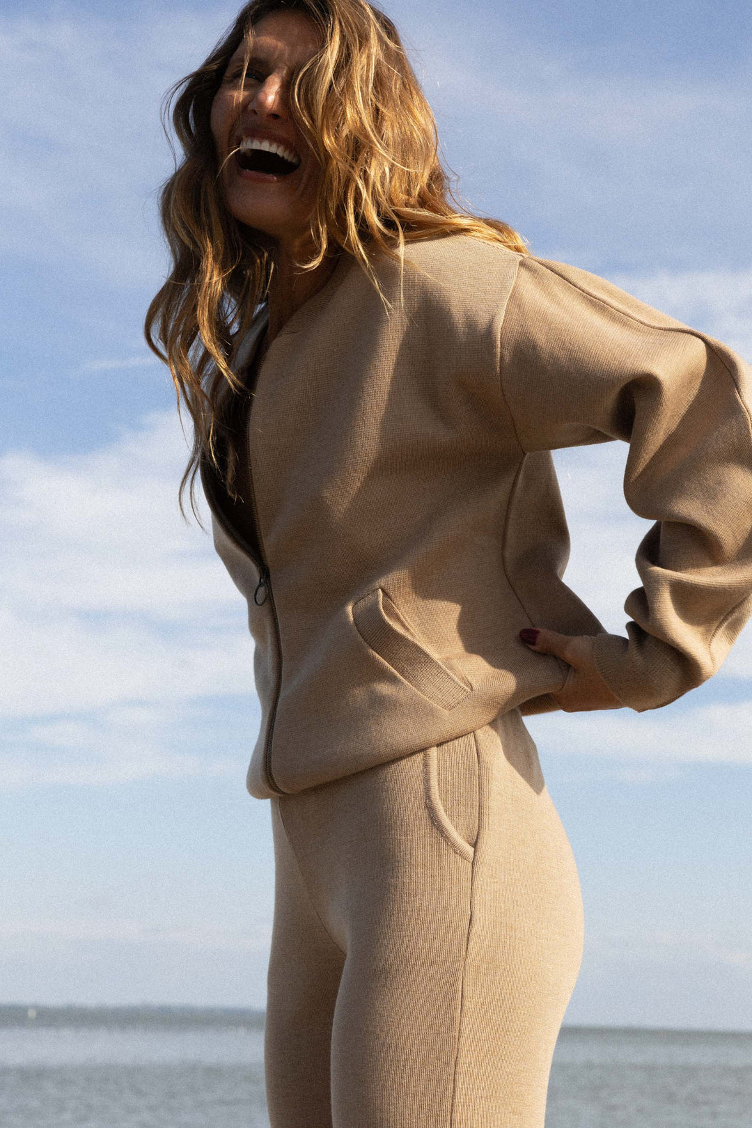 Blouson aviateur Onda 100 % mérinos