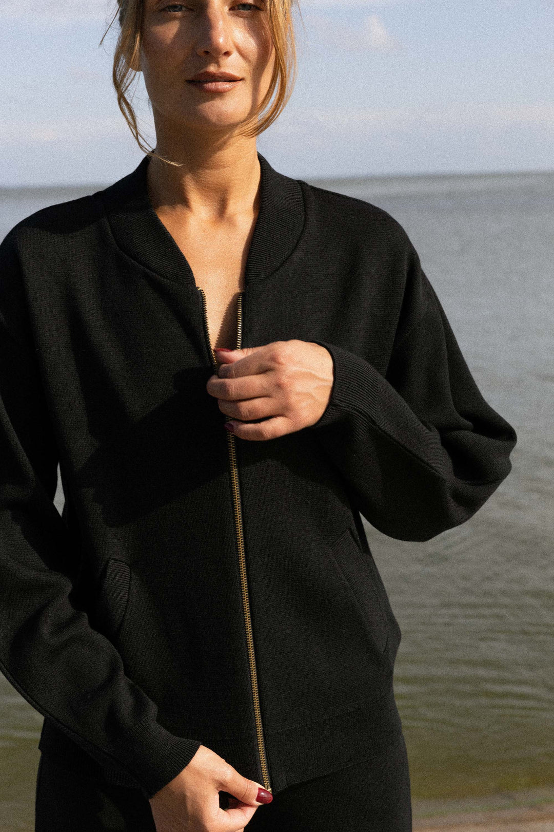 Blouson aviateur Onda 100 % mérinos