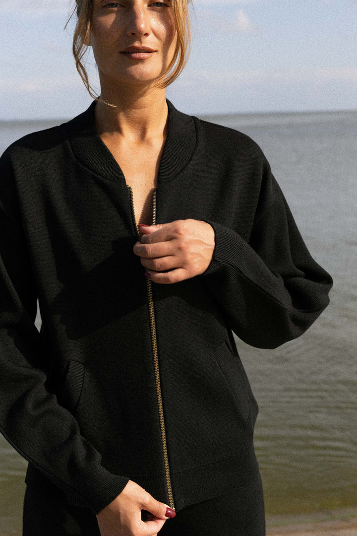 Blouson aviateur Onda 100 % mérinos