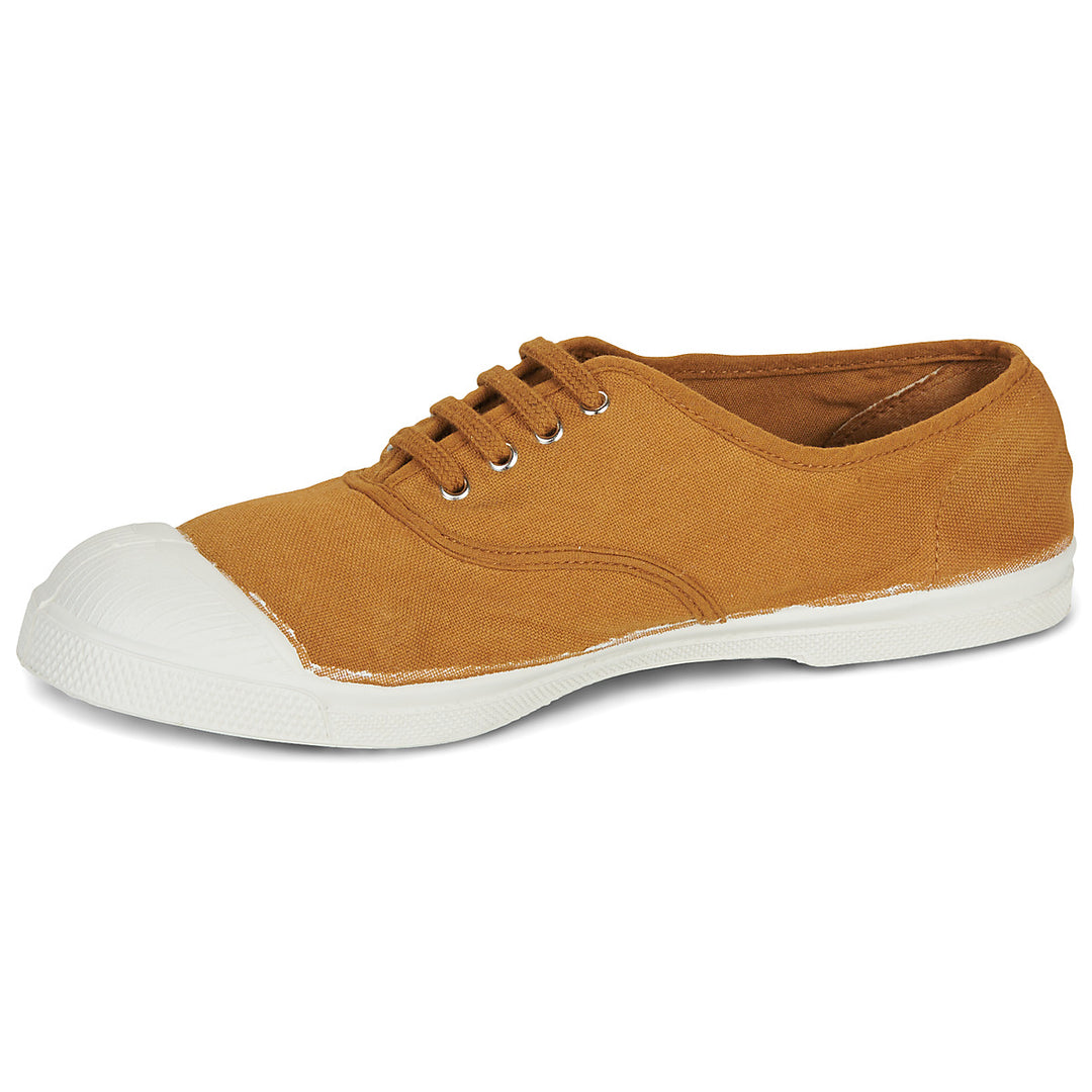 Tennis Lacets Homme Moutarde