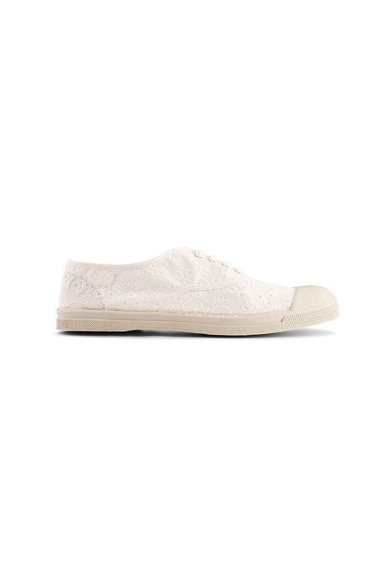 Tennis Lacet Broderie Anglaise