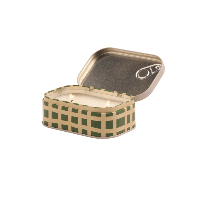 Bougie Bistro en boite metal - Baguette