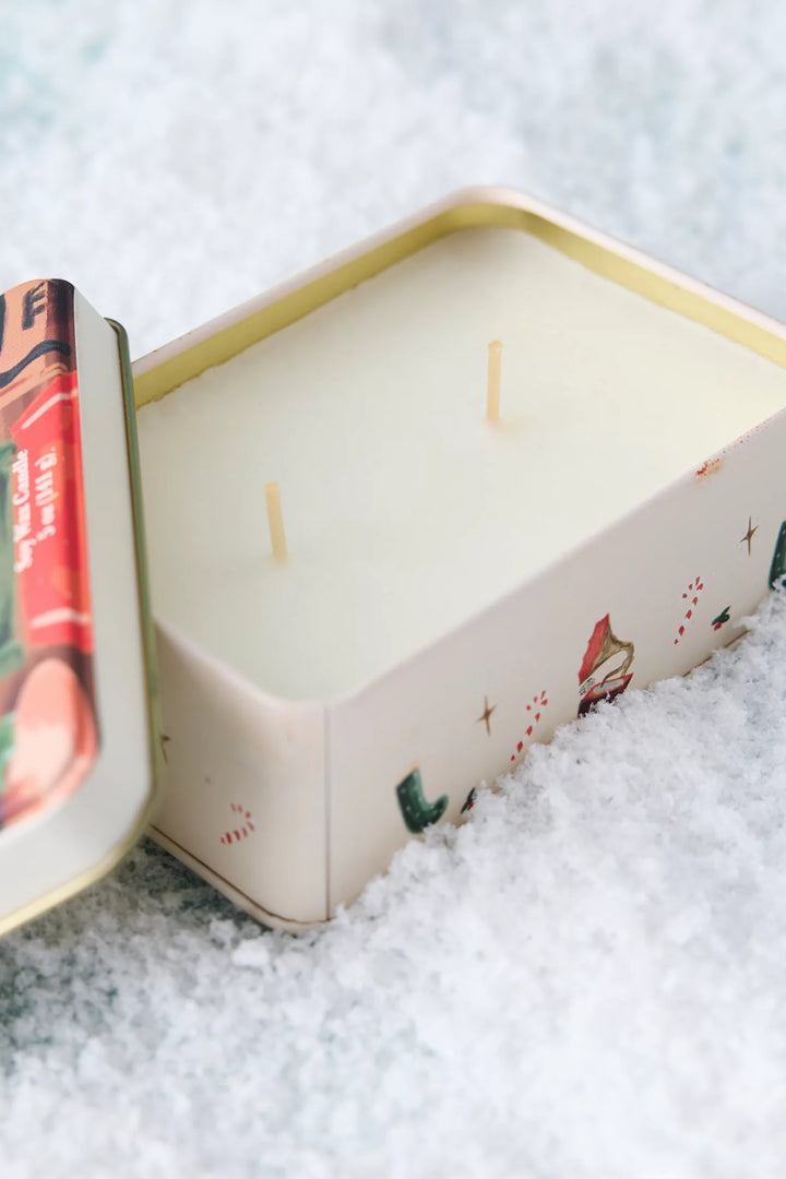 Bougie en boite Metal Piano Pomegranate Spruce