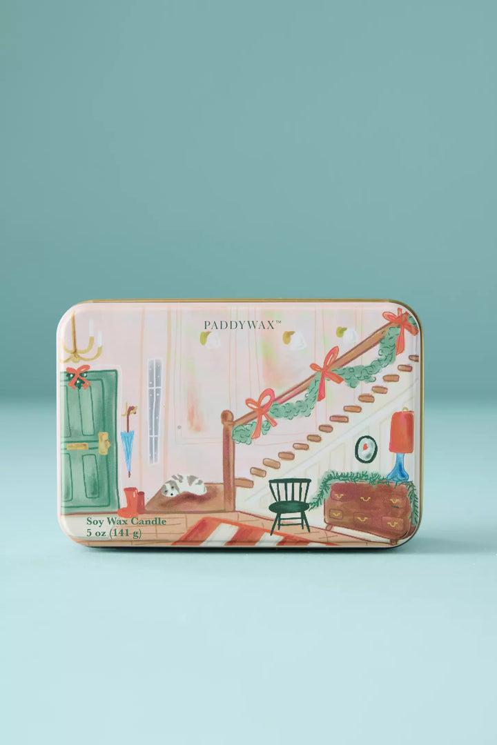 Bougie en boite Metal Staircase Wassail