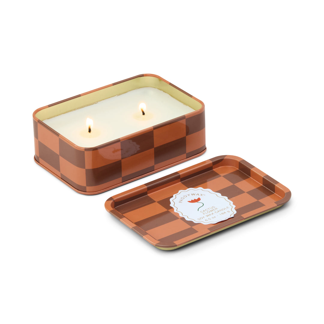 A Dopo – Bougie en boîte métal “Flower”