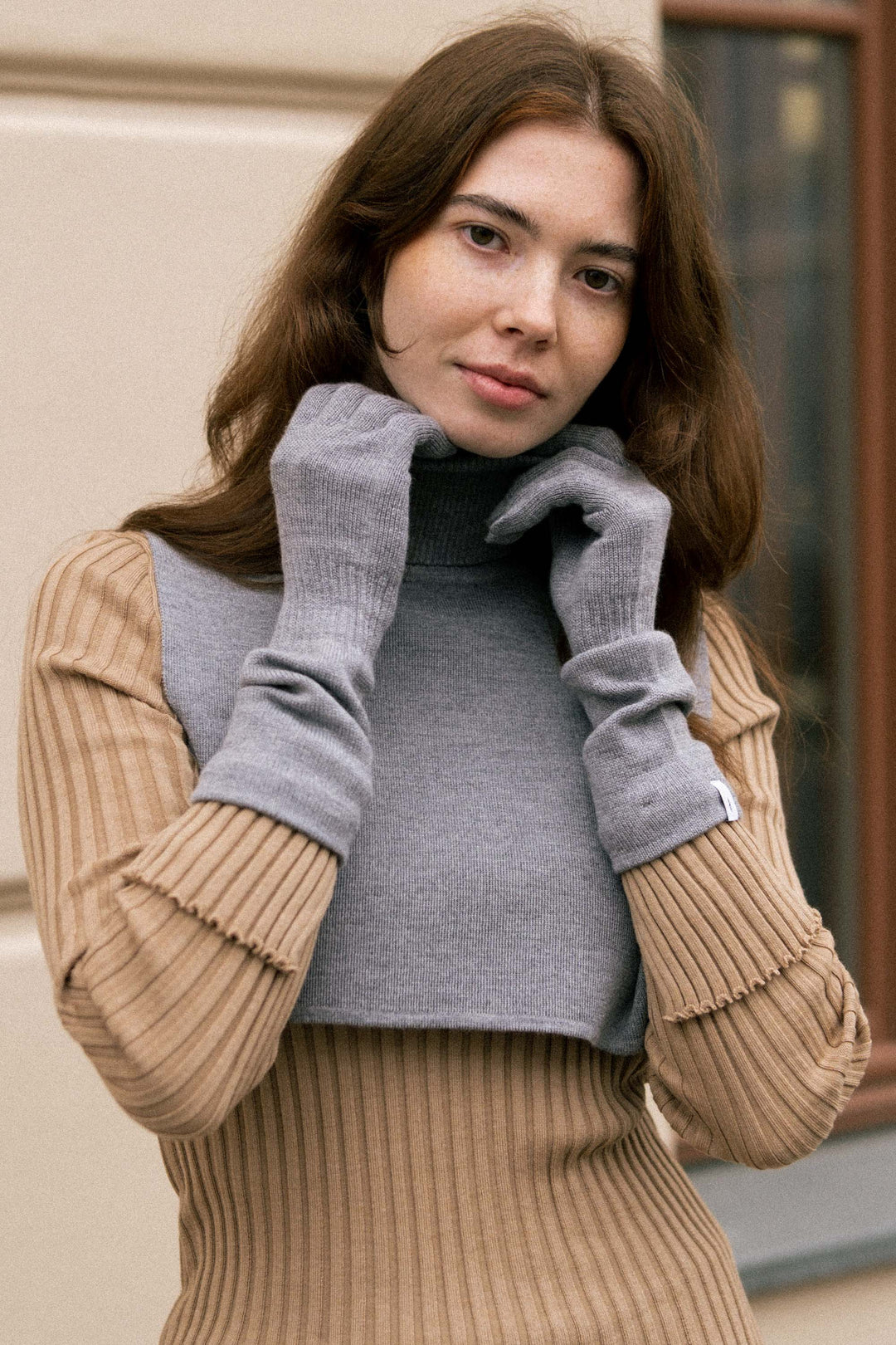 Faux Col Punto 100 % Mérinos