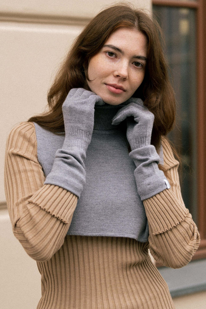 Faux Col Punto 100 % Mérinos