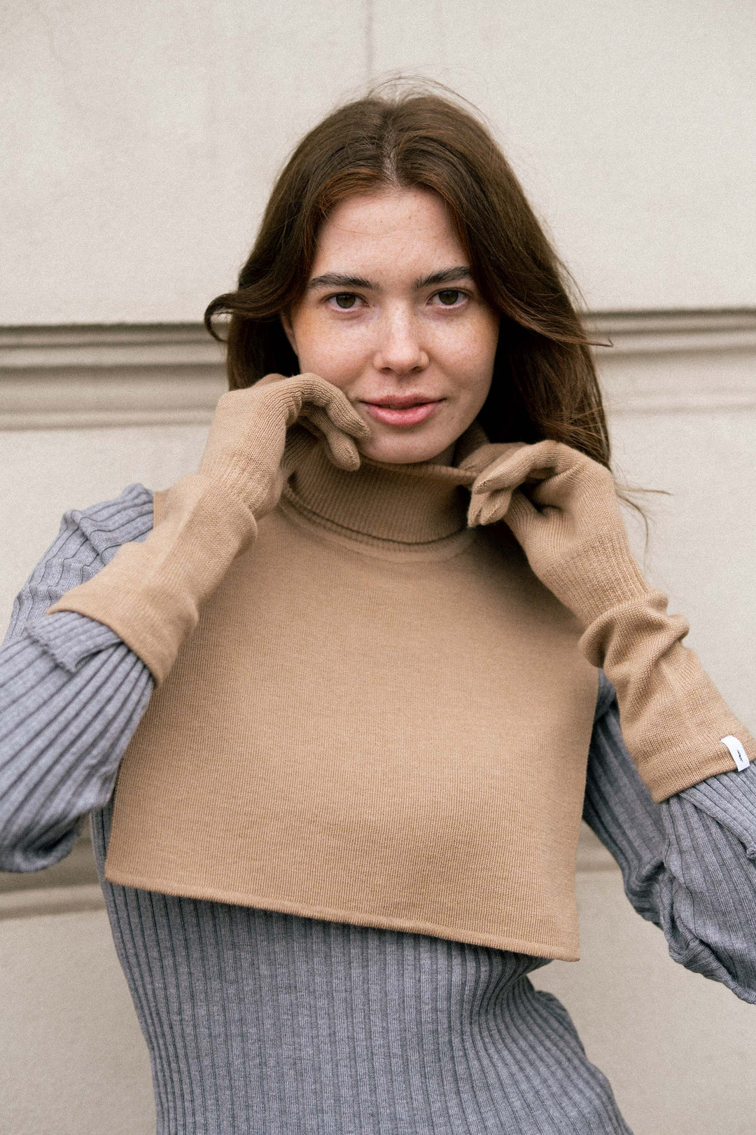 Faux Col Punto 100 % Mérinos