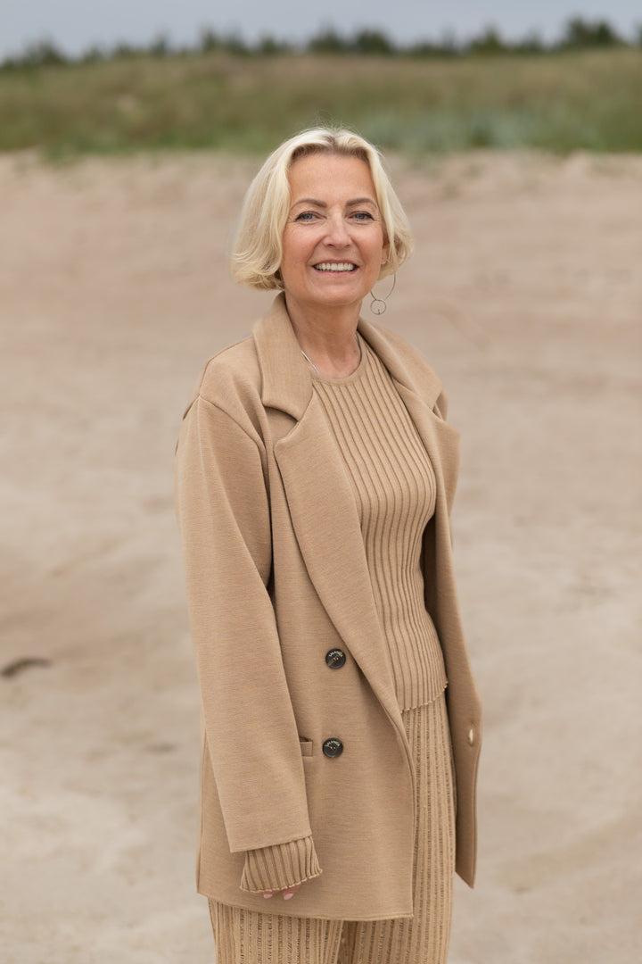 Blazer tricoté Forza 100 % mérinos