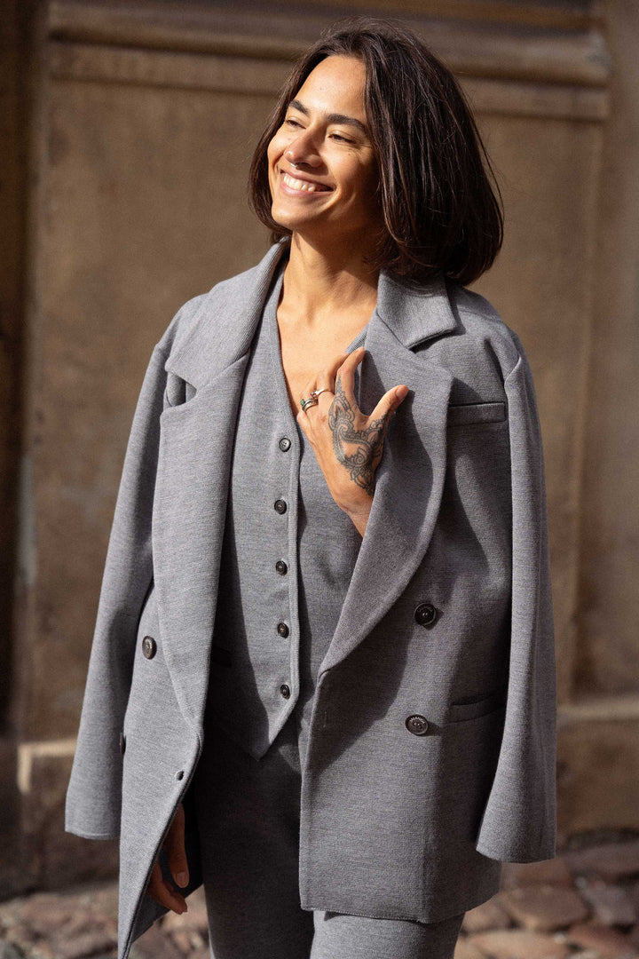 Blazer tricoté Forza 100 % mérinos