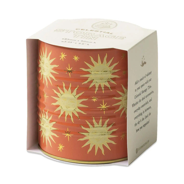 Boîte de rangement Celestial “Terracotta Sun”