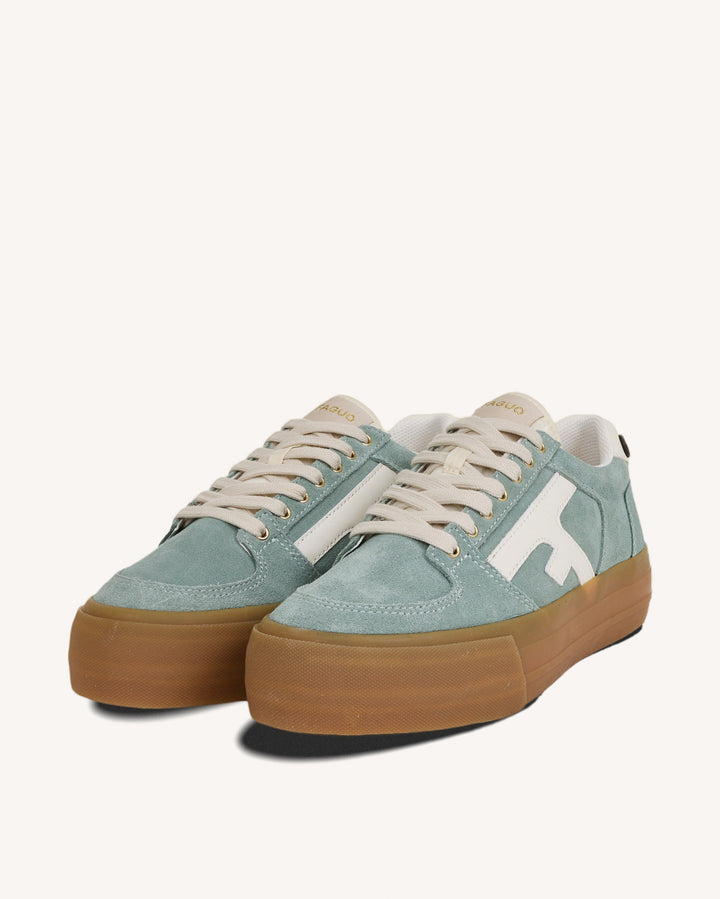 Basket Walnut Platform Suède