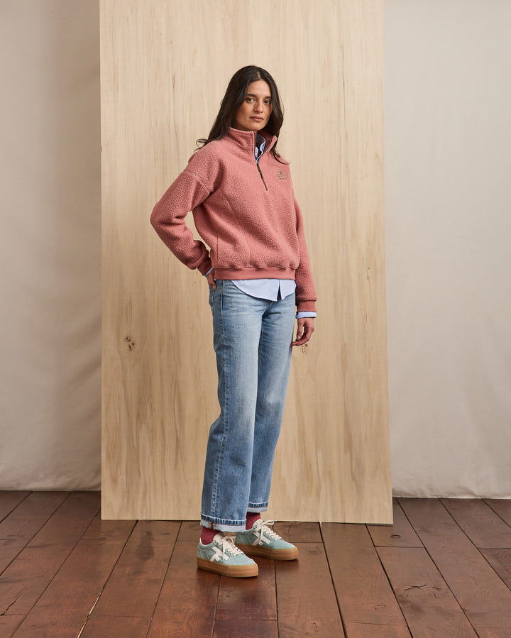 Basket Walnut Platform Suède