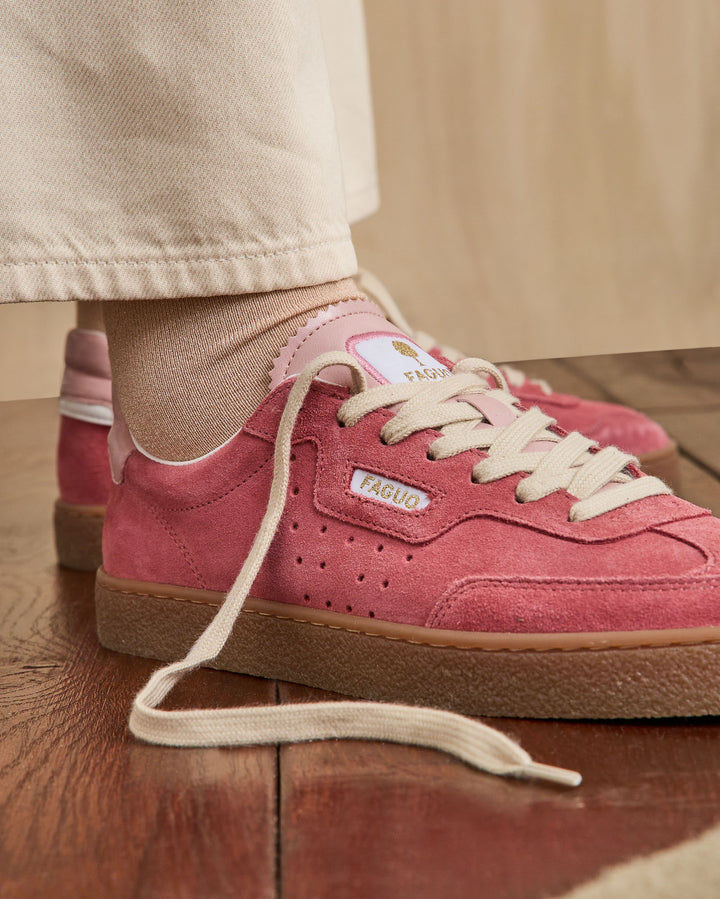 Basket Suède Lumbo Rose