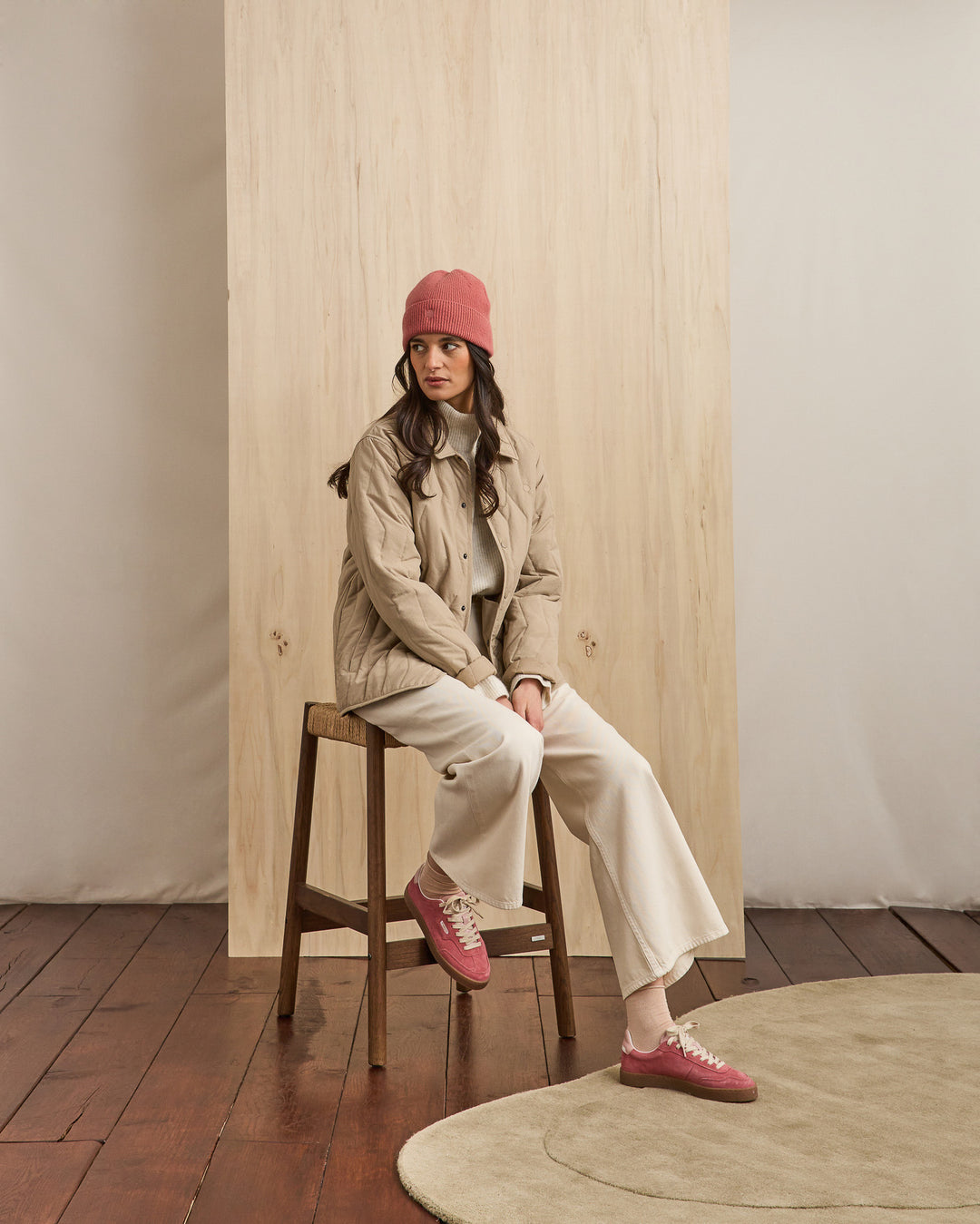 Basket Suède Lumbo Rose