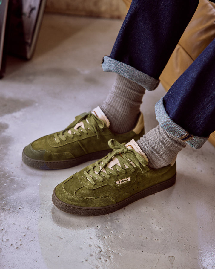 Basket Suède Lumbo Kaki