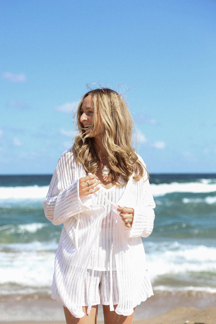 Cardigan en lin Sole