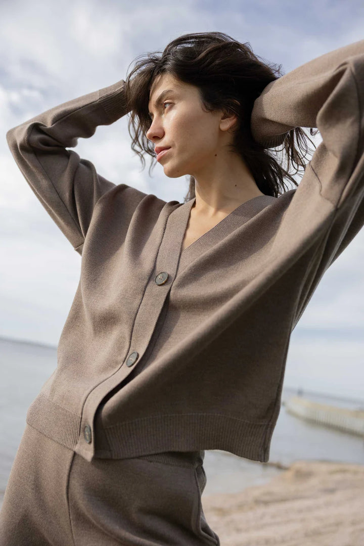 Cardigan Bene 100% mérinos