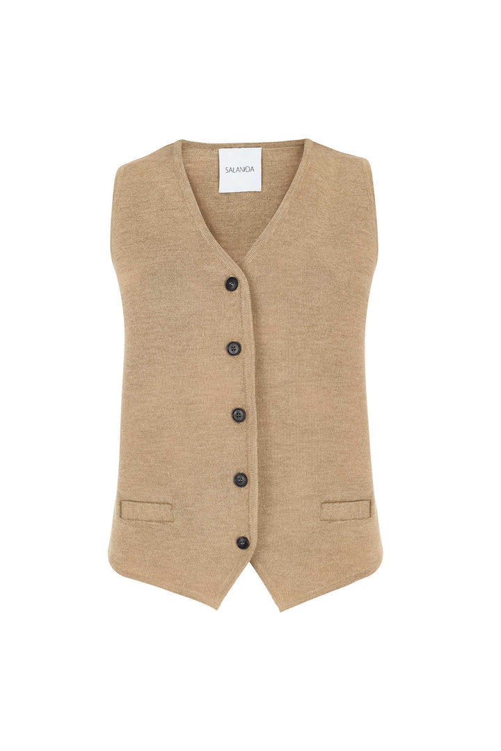 Gilet Galante en tricot 100 % mérinos