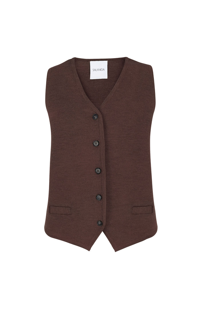 Gilet Galante en tricot 100 % mérinos
