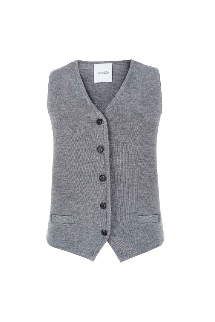 Gilet Galante en tricot 100 % mérinos