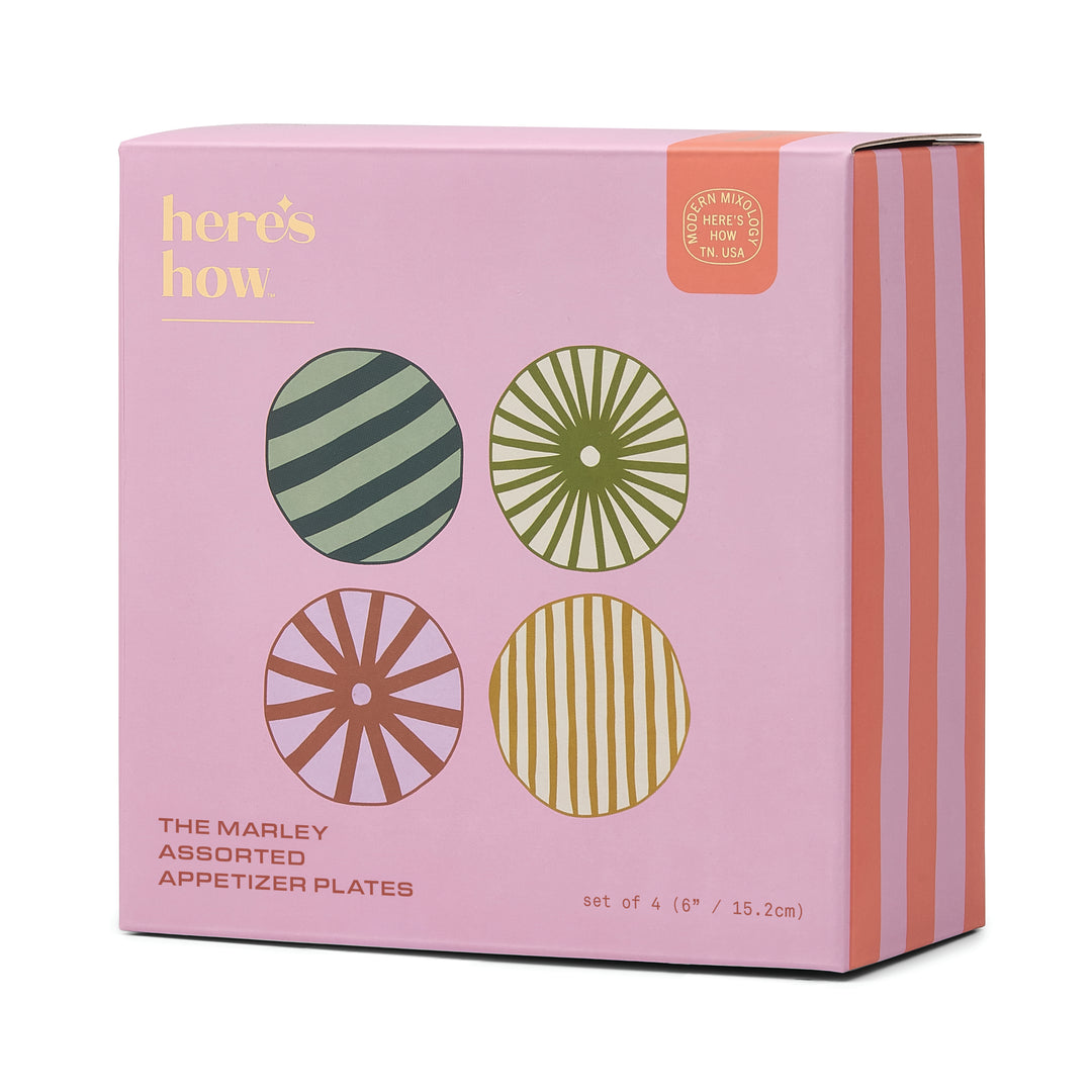 The Marley – Assiettes apéritives (Lot de 4)