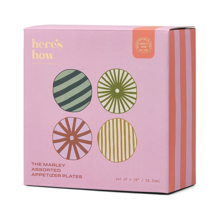 The Marley – Assiettes apéritives (Lot de 4)