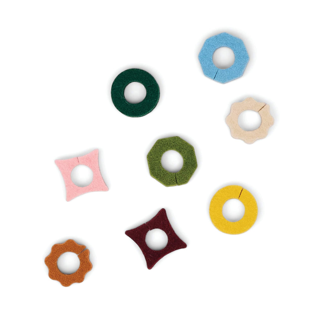 Les Link – Étiquettes en feutre pour verres