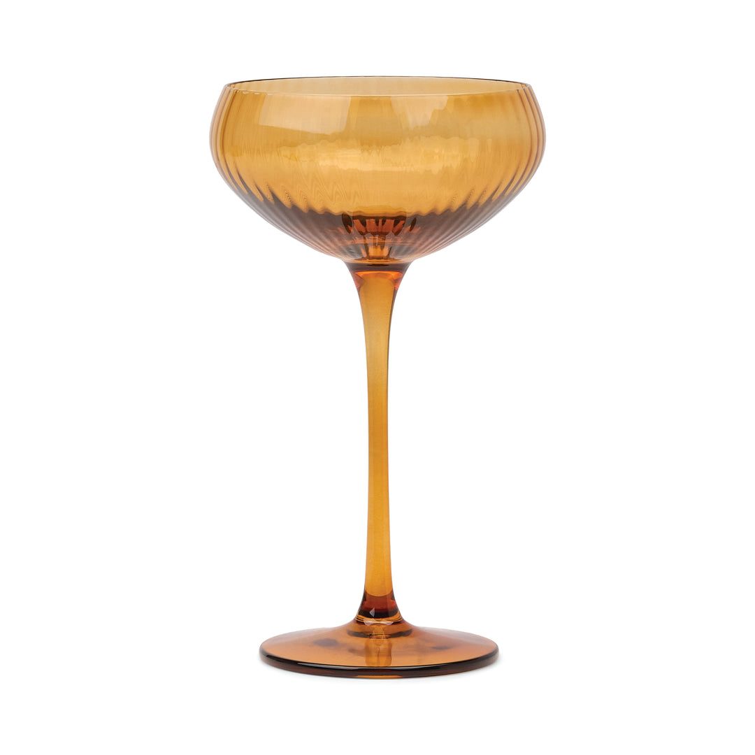 The Lou Coupe Glass - Set Of 2 Ambré