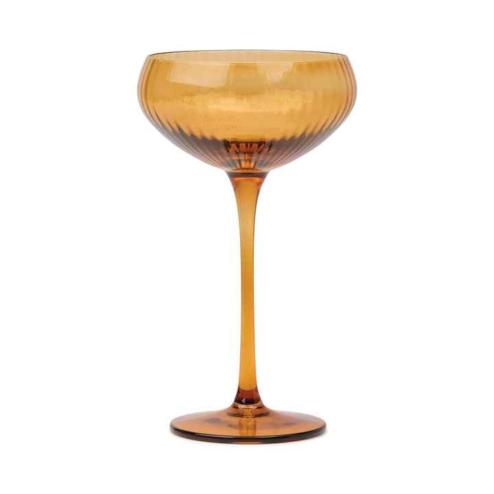 The Lou Coupe Glass - Set Of 2 Ambré