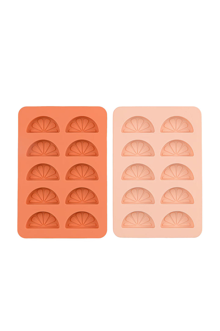 The Dotty Citrus Wedge Ice Trays - Set of 2