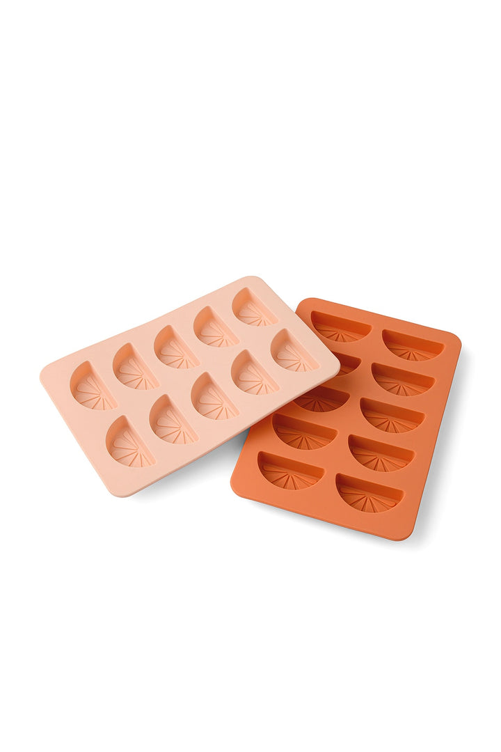 The Dotty Citrus Wedge Ice Trays - Set of 2