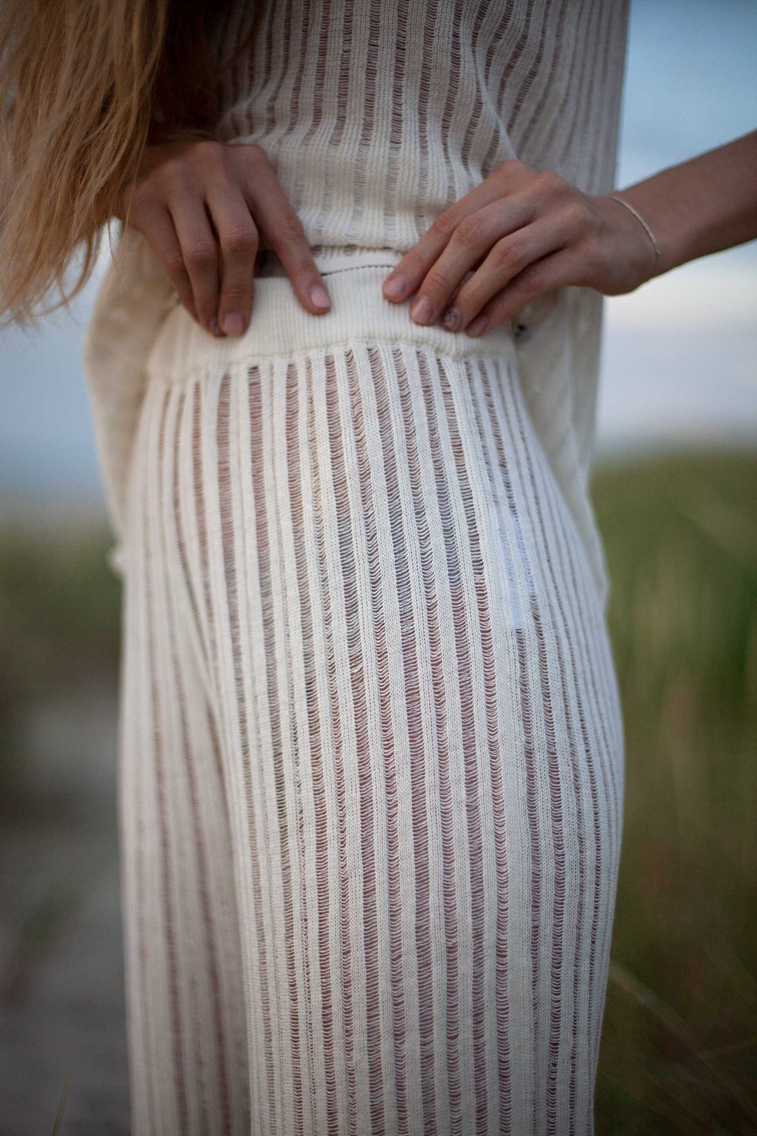 Pantalon en lin Sole