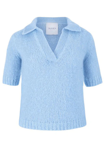 Haut polo en mohair Melody