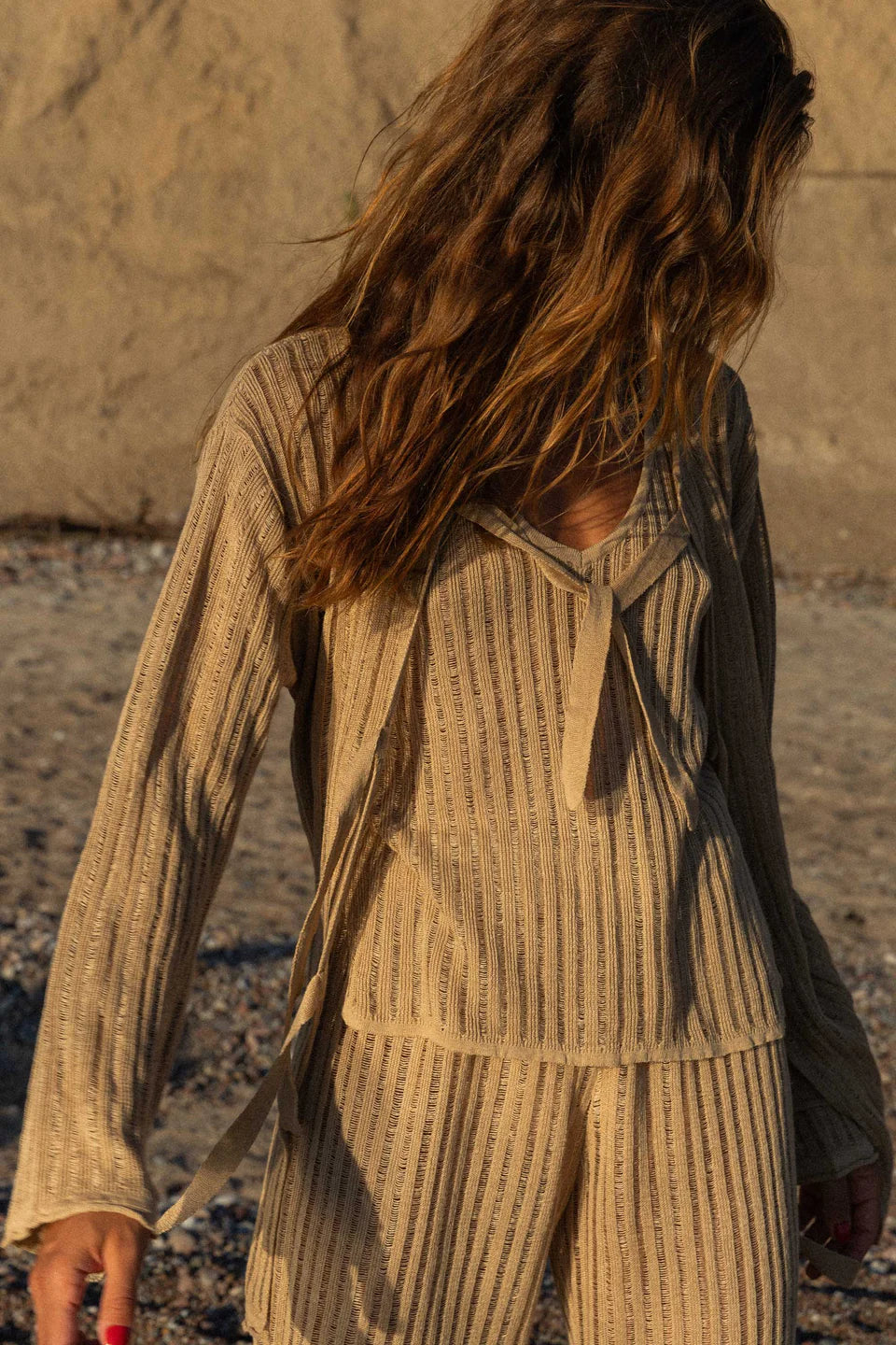 Cardigan en lin Sole