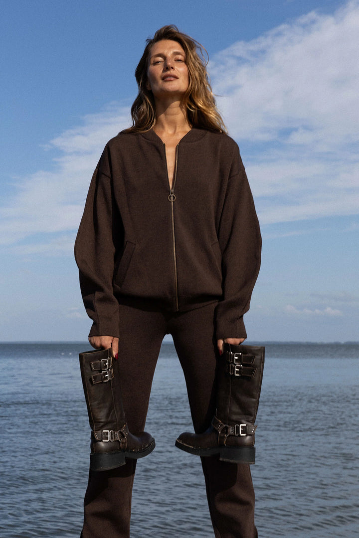 Blouson aviateur Onda 100 % mérinos