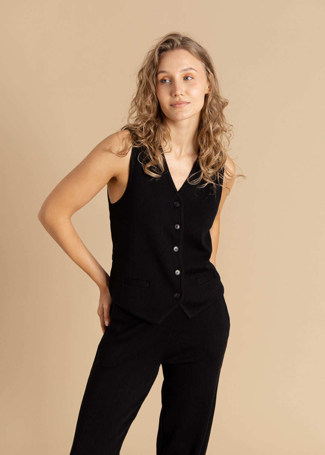 Gilet Galante en tricot 100 % mérinos