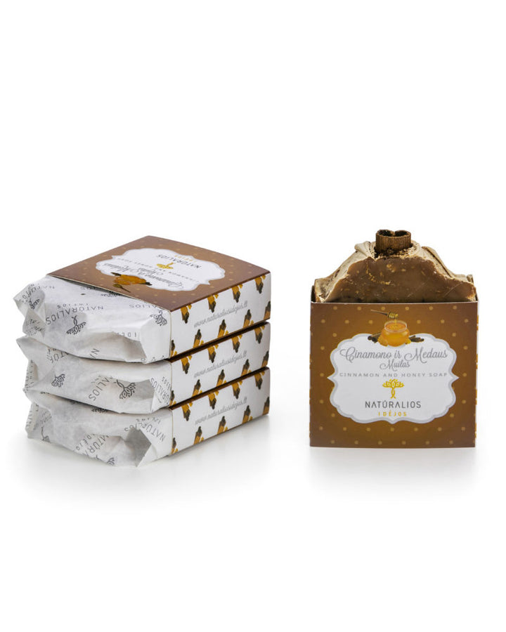 Savon naturel Cannelle & Miel 100g