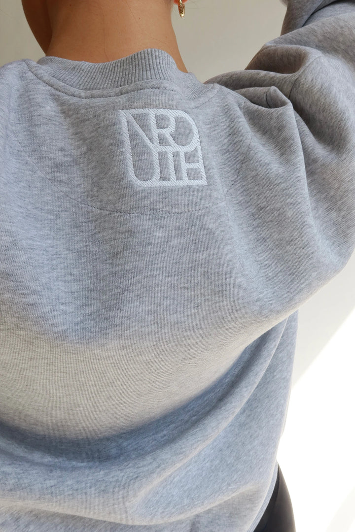 Sweat-shirt oversize signature