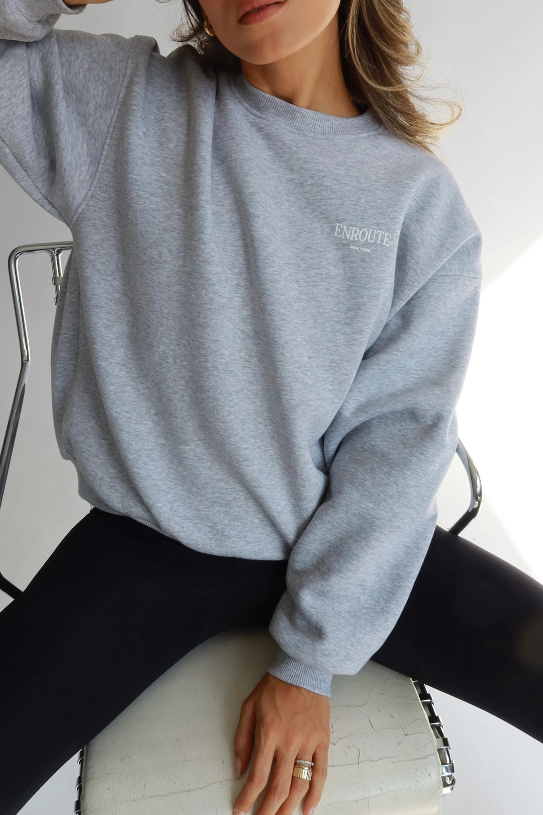 Sweat-shirt oversize signature