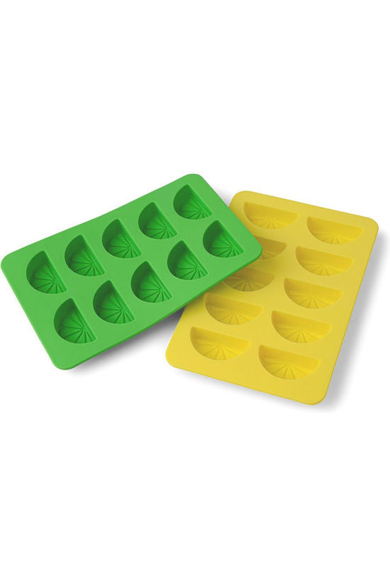 The Dotty Citrus Wedge Ice Trays - Set of 2