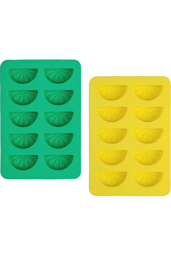 The Dotty Citrus Wedge Ice Trays - Set of 2