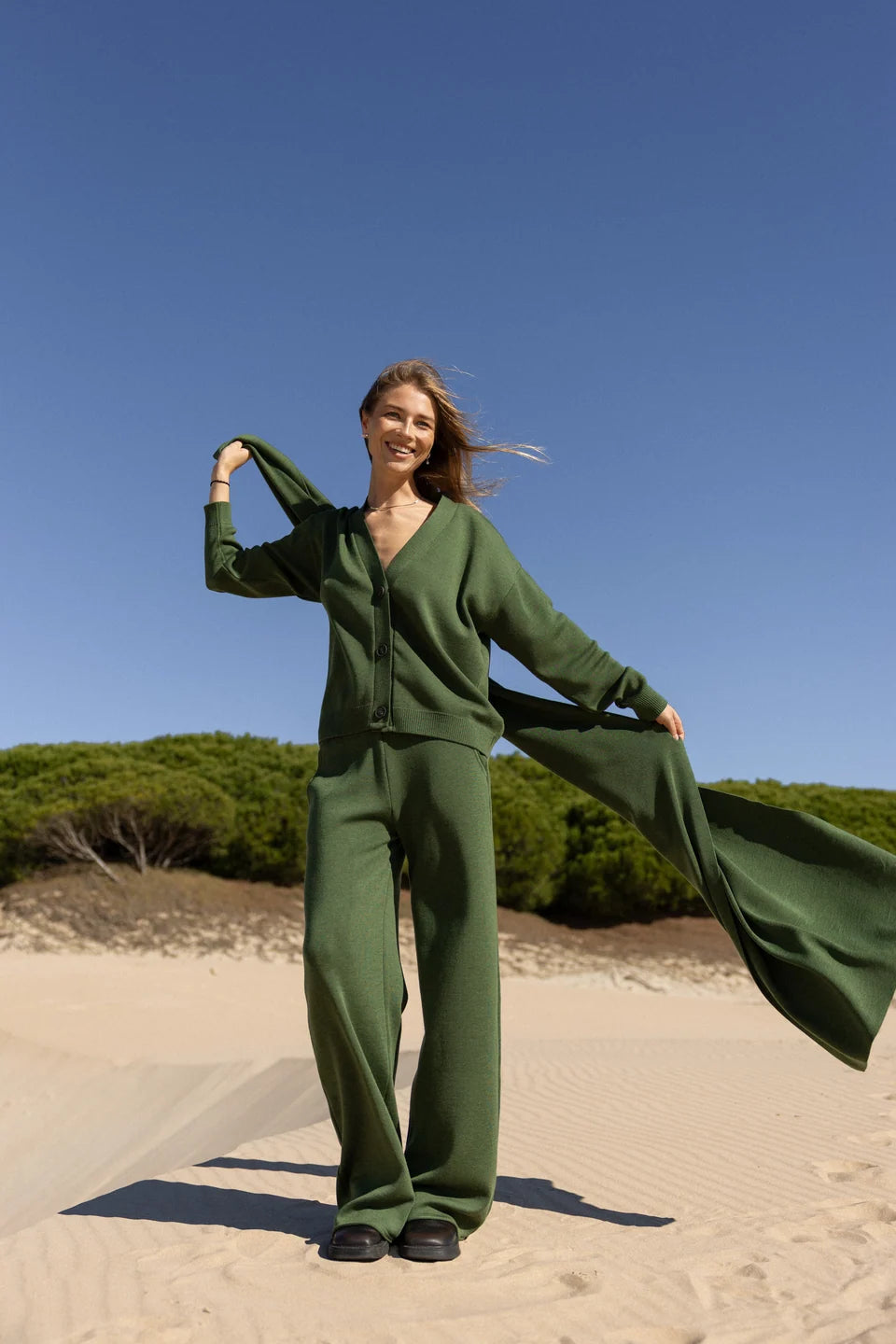 Cardigan Bene 100% mérinos