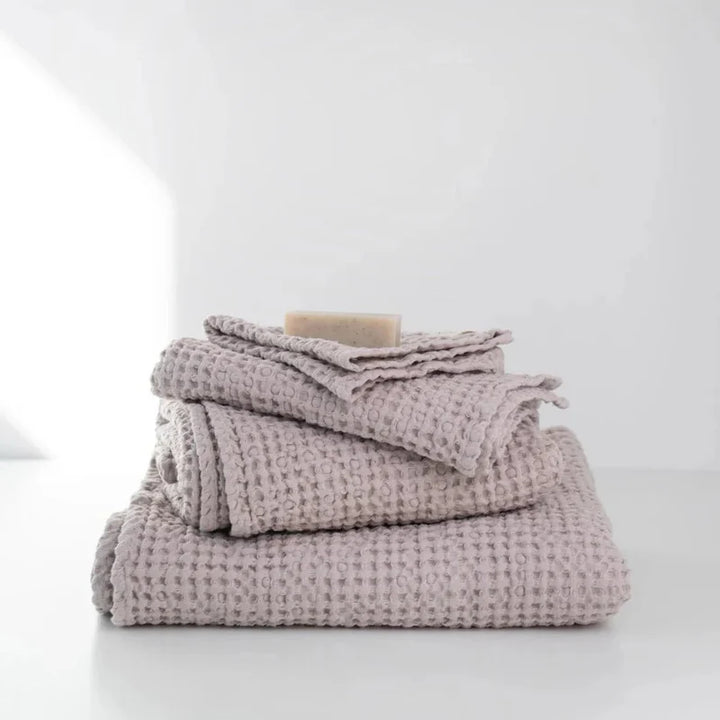 Serviette gaufrée en lin et coton 70x140 cm