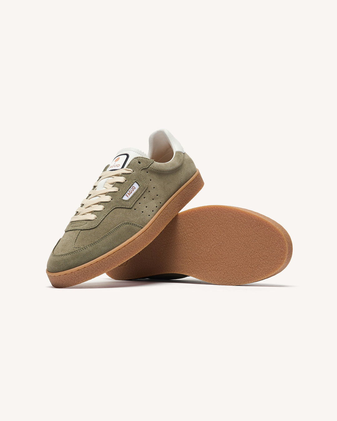 Baskets Suede Lumbo Kaki F