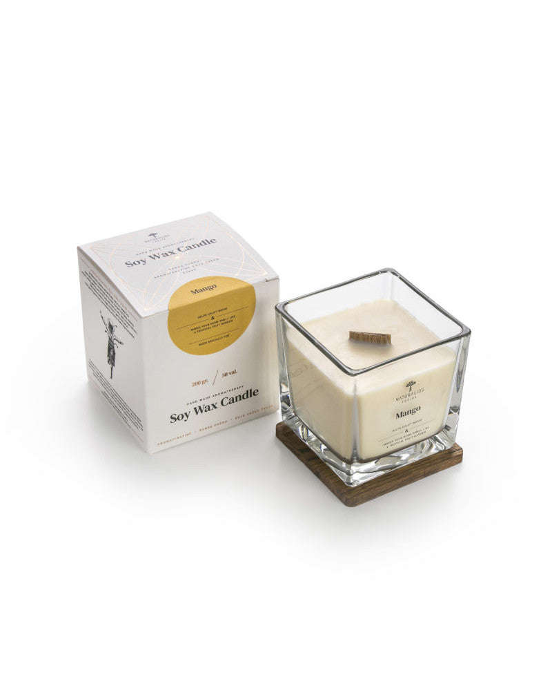 Bougie d’aromathérapie à la cire de soja 200g