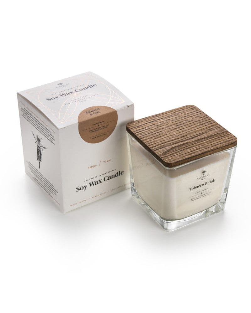 Bougie d’aromathérapie à la cire de soja 450g