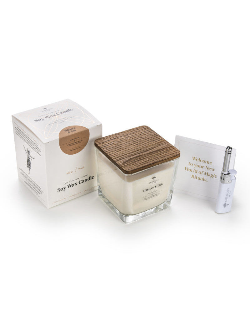 Bougie d’aromathérapie à la cire de soja 450g